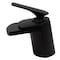 Novatto WAVE Single Lever Waterfall Lav Faucet, Matte Black NBF-084MB - alternate 3